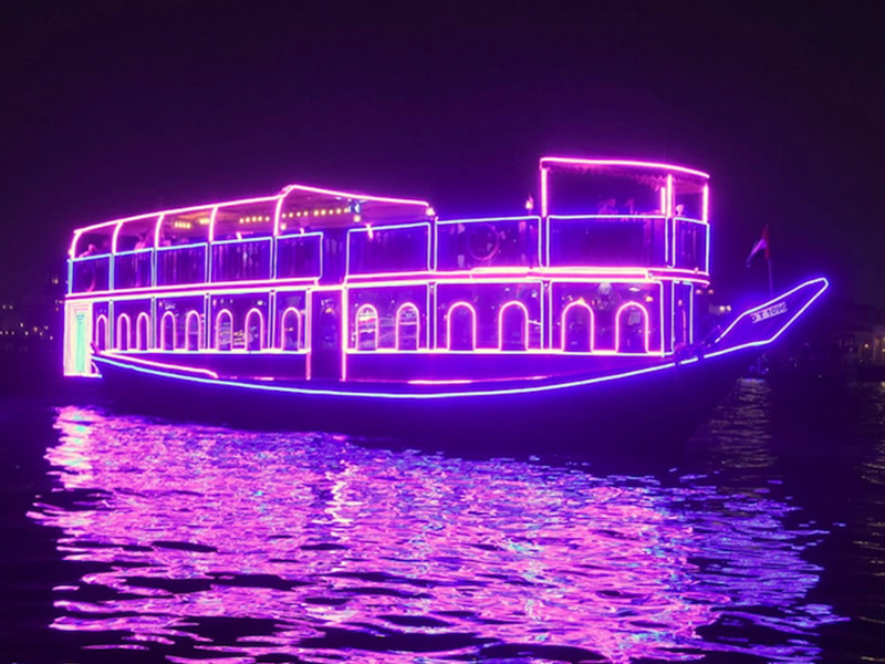 Dubai Dhow Cruise Dinner in Deira Creek