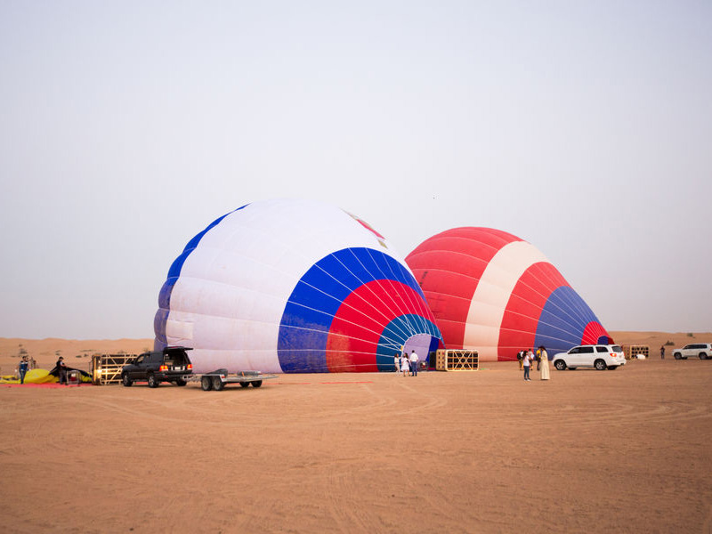 Hot Air Balloon Camel Ride