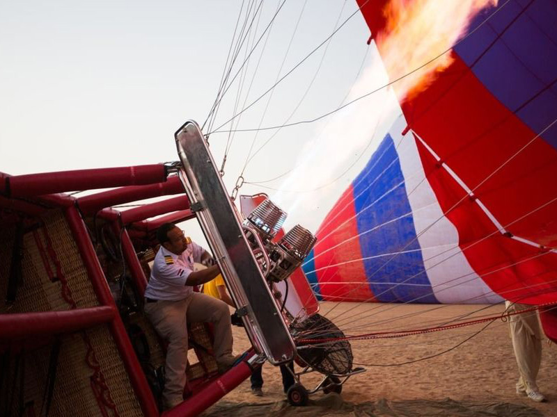 Hot Air Balloon Camel Ride